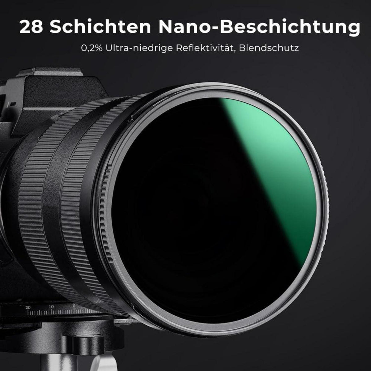 95mm ND1000 Graufilter 10 Blendenstufen für Langzeitbelichtung