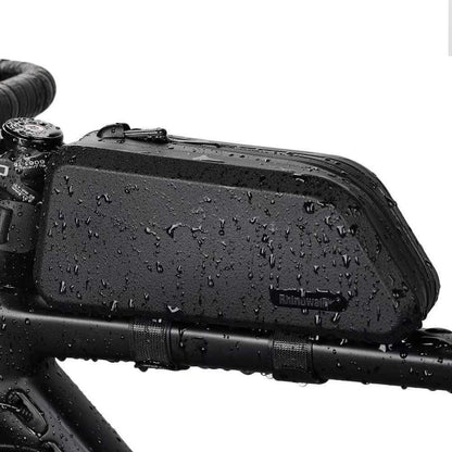 Fahrradtasche Rahmentasche Wasserdicht Schwarz 1.5L