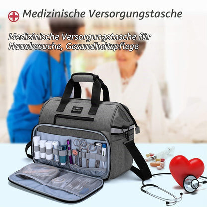 Erste-Hilfe-Tasche Grau – Medizinische Aufbewahrungstasche