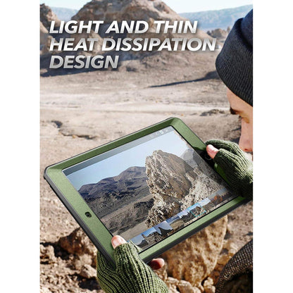Schutzhülle für iPad 9./8./7. Gen. mit Ständer & Displayschutz Grün