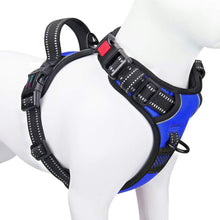 PHOEPET Anti-Zieh-Hundegeschirr Königsblau XS
