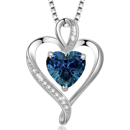 Silber Herz Halskette Damen 925 Sterling Silber Geschenk