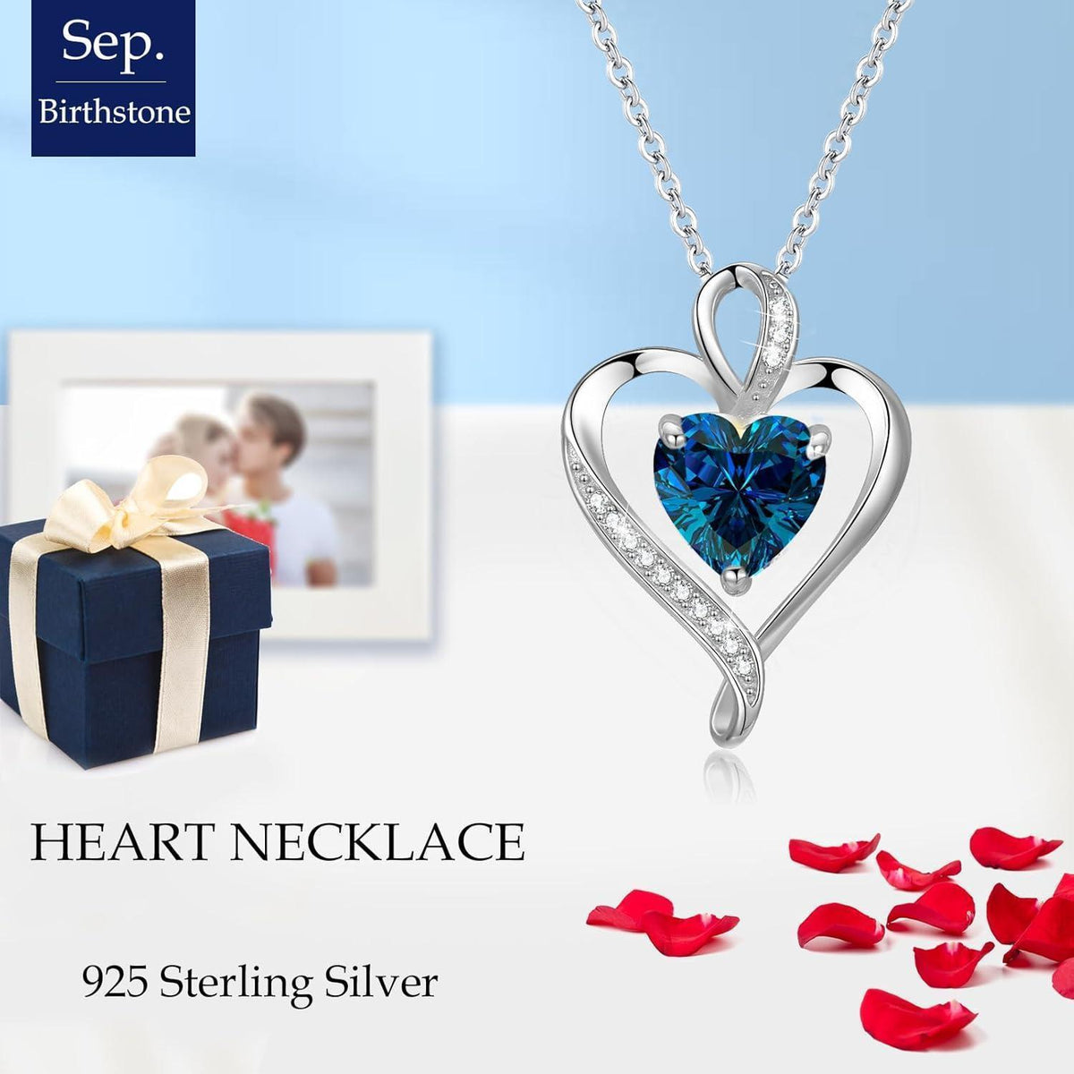 Silber Herz Halskette Damen 925 Sterling Silber Geschenk