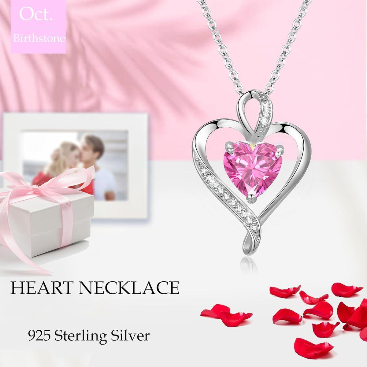 Silber Herz Halskette Damen 925 Sterling Silber Geschenk