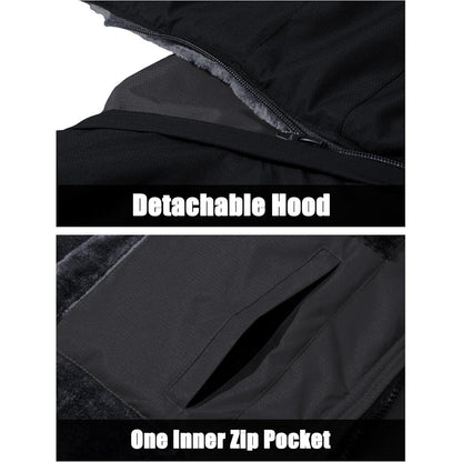 Herren Winter Skijacke Fleece Gefüttert Softshelljacke
