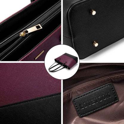 Damentasche Schultertasche Set Shopper Groß Umhängetasche Henkeltasche