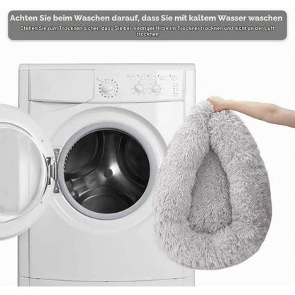 Flauschiges Hundebett Orthopädisch Grau 120cm