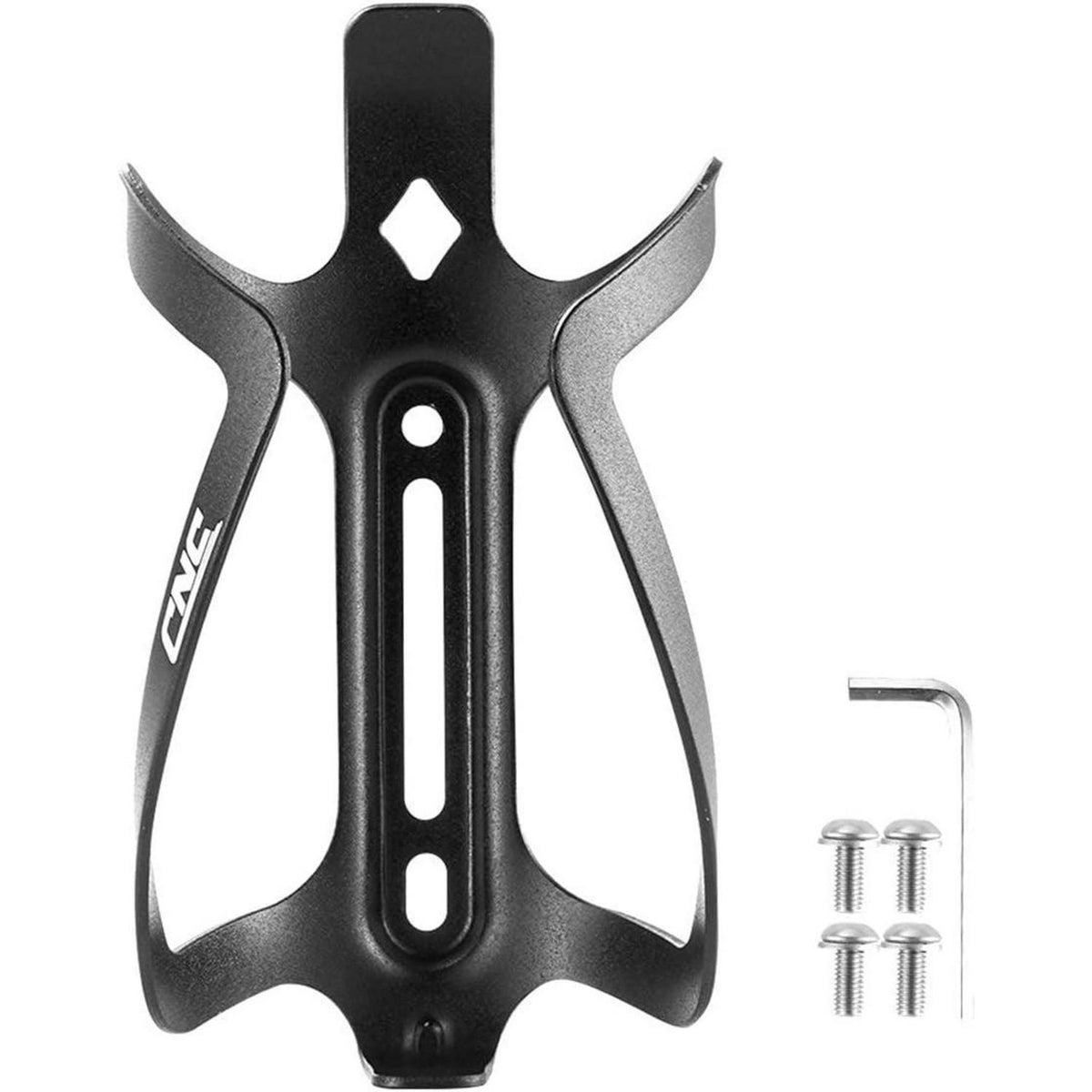 CNC Fahrrad Flaschenhalter 2er-Set, Aluminium Schwarz