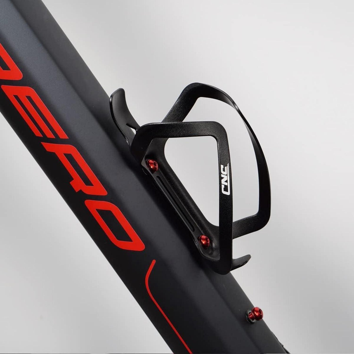 CNC Fahrrad Flaschenhalter 2er-Set, Aluminium Schwarz