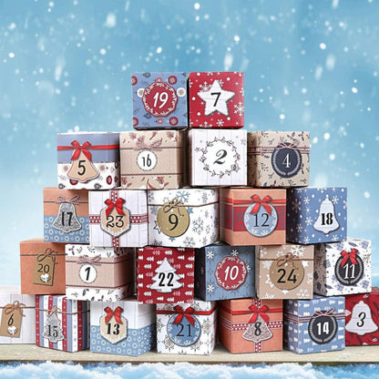 Adventskalender zum Befüllen Box 24 Weihnachtskalender