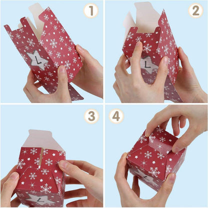 Adventskalender zum Befüllen Box 24 Weihnachtskalender
