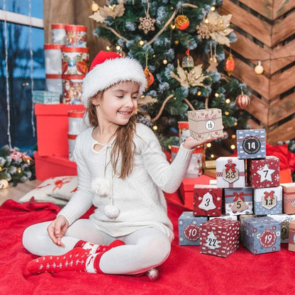 Adventskalender zum Befüllen Box 24 Weihnachtskalender