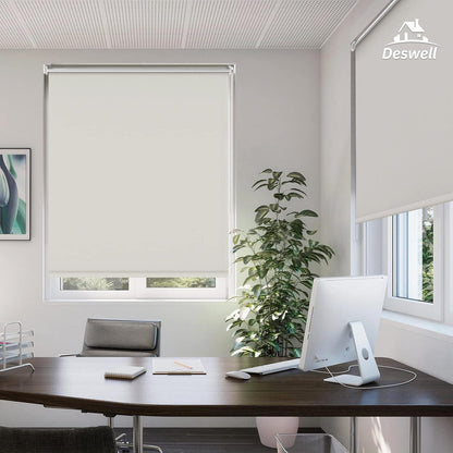 Rollos für Fenster ohne Bohren Doppelrollo Klemmfix 95x120cm