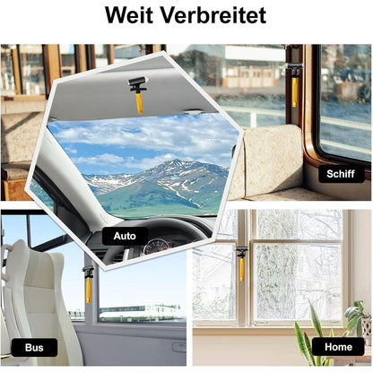Notfallhammer Auto mit Gurtschneider & Glasbrecher – Gelb