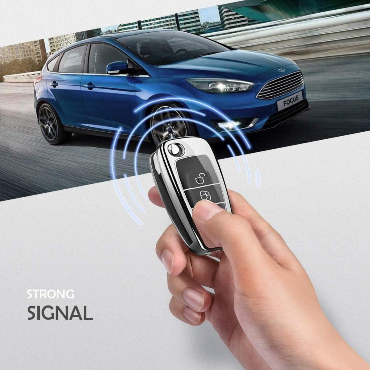 Schlüsselhülle für Ford Focus Mondeo Fiesta Ka Kuga