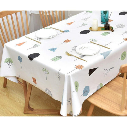 Abwischbare Tischdecke 137x137cm – Quadratisch, Wetterfest & Erfrischend