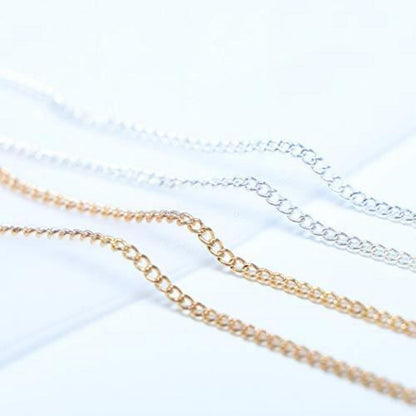 Boho Brillenketten mit Strass-Mond - Rutschfest & Geschenkverpackt