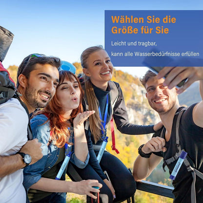 Tragbarer Wasserfilter für Outdoor – 1500 Liter Kapazität