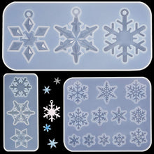 Schneeflocken Silikonformen Weihnachten Harzformen Geschenk