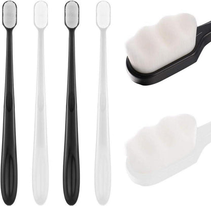 4er Pack Weiche Nano Zahnbürste 20.000 Borsten Set
