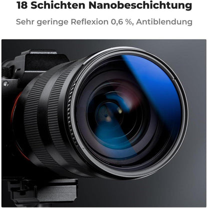 62mm CPL Filter Polfilter mit