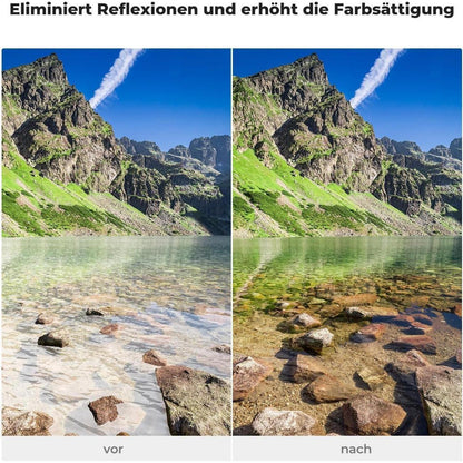 62mm CPL Filter Polfilter mit
