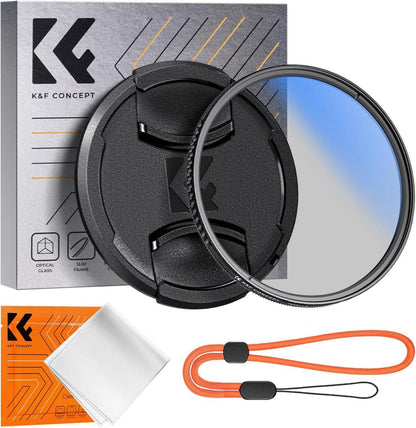 Hochwertiger 62mm Slim CPL Polfilter mit Zubehör Set - K&F Concept