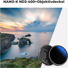 62mm ND Filter Variabler Graufilter ND2-400 mit