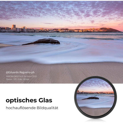 82mm Variabler ND-Filter ND2-ND400 (1-9 Stop) Slim