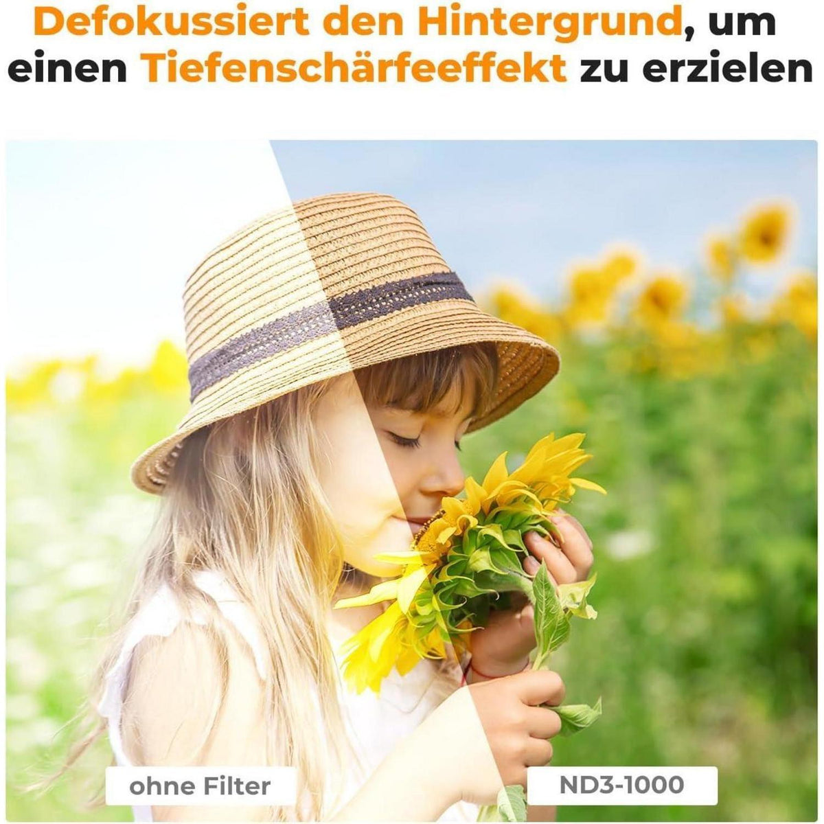 Variabler ND-Filter 82mm ND3-ND1000 (1.5-10 Blendenstufen)