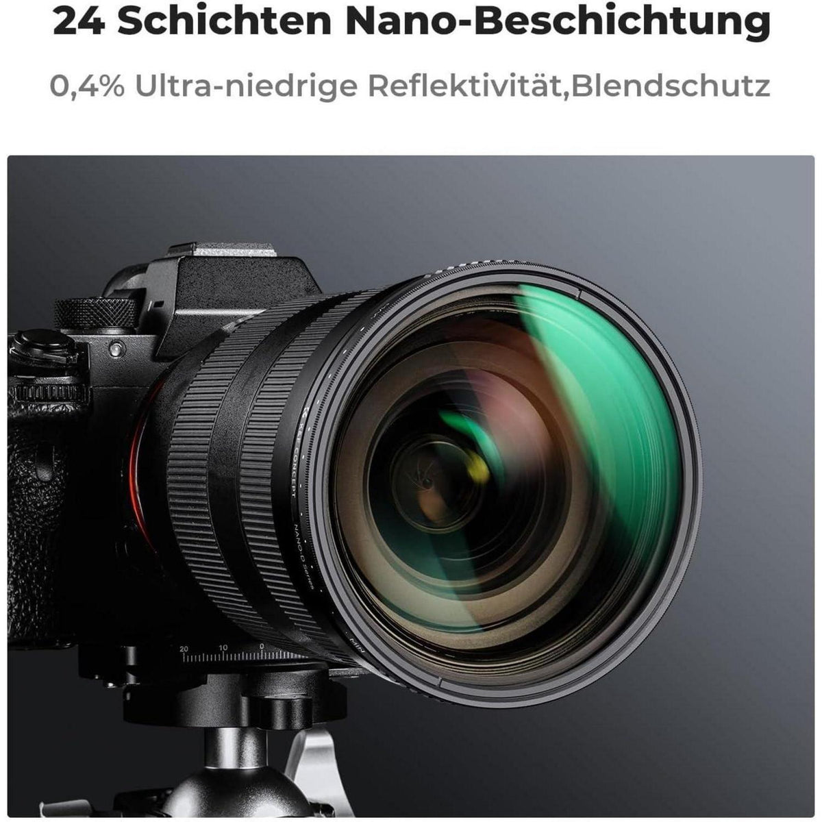 Variabler ND-Filter 82mm ND3-ND1000 (1.5-10 Blendenstufen)