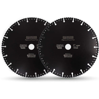 Diamant-Trennscheiben 2er-Set 230mm für Stahlbeton, Metall & mehr