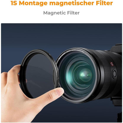 Magnetischer variabler Graufilter ND2-32 (1-5 Blenden) 72mm