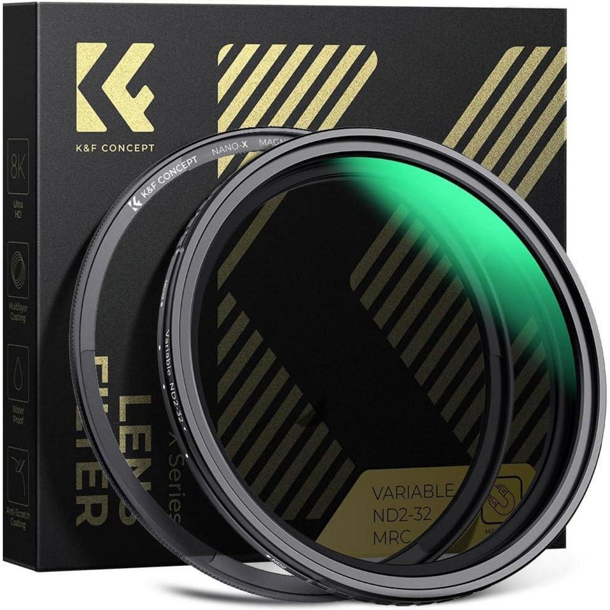Magnetischer Variabler Graufilter 67mm ND2-32 (1-5 Stop)