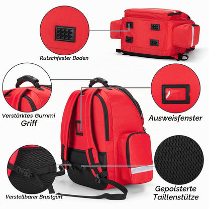 Notfallrucksack Medizinischer Erste Hilfe Set Rot