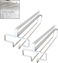 Weinglashalter Metall für Hausbar Küche bis 4 Gläser (2er
