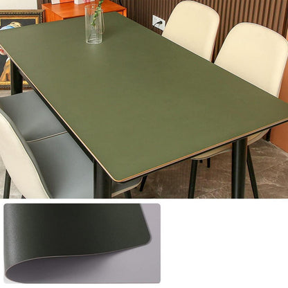 PU Tischdecke wasserdicht 90x160cm Grün Grau