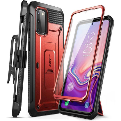 Outdoor Hülle für Samsung Galaxy S20 FE 5G mit Holster Rot