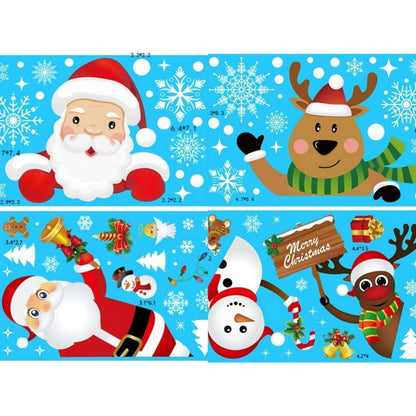 Weihnachtsfenster Aufkleber – Abnehmbar & Dekorativ