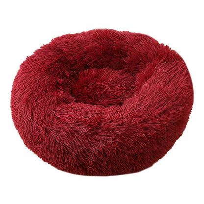 Flauschiges Hundebett Deluxe – Rundes Kuschelbett für Große Hunde