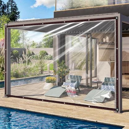 Transparente Plane 2x3m | Wasserdicht, Wetterfest & Vielseitig