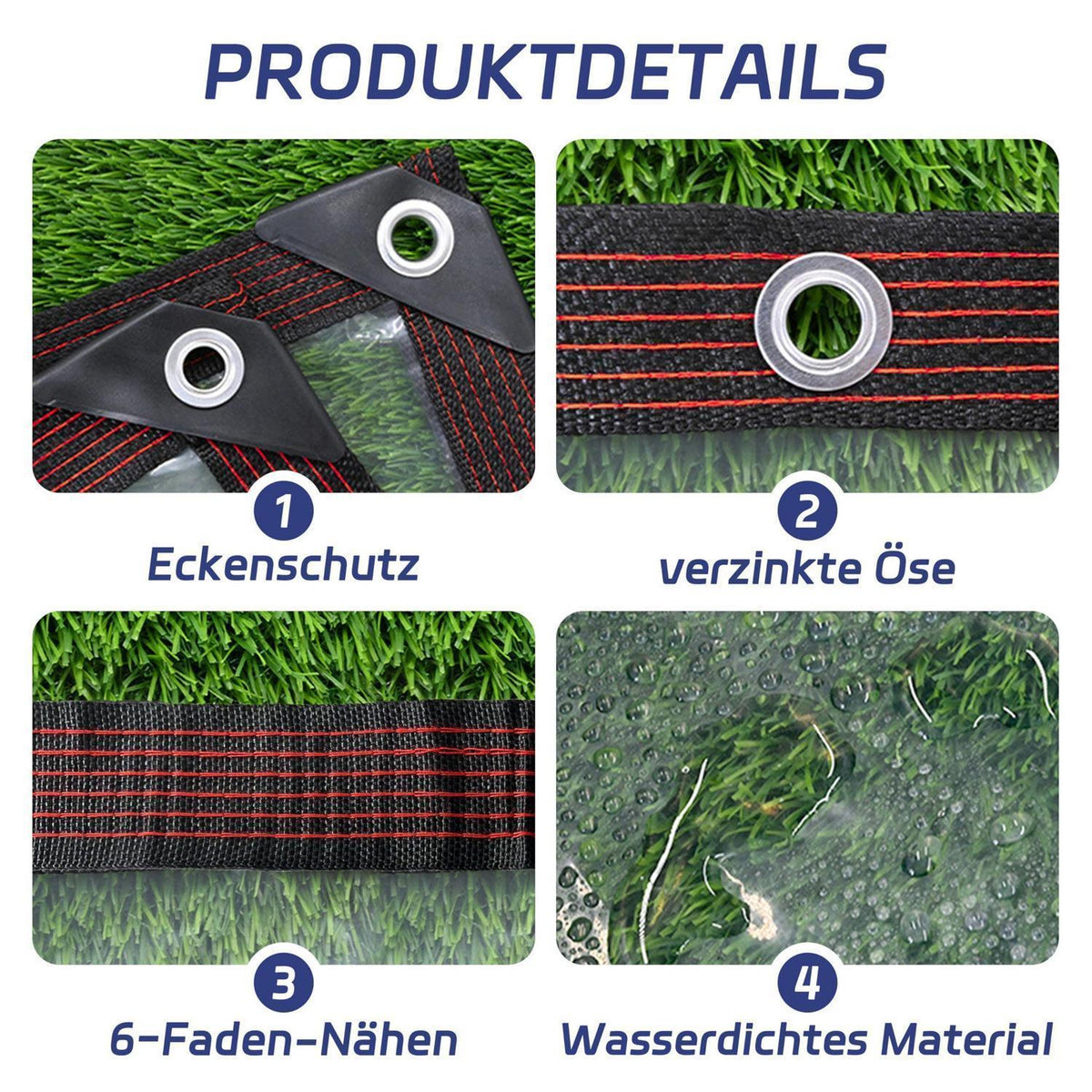 Transparente Plane 2x3m | Wasserdicht, Wetterfest & Vielseitig
