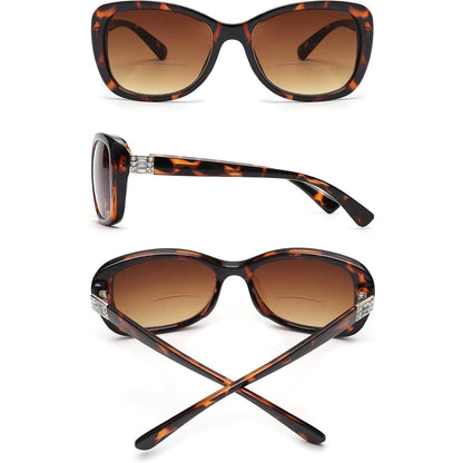 Bifokale Damen Sonnenbrille – Lesebrille mit UV-Schutz