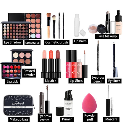 Komplettes Make-up Set – Geschenkset für Party & Alltag