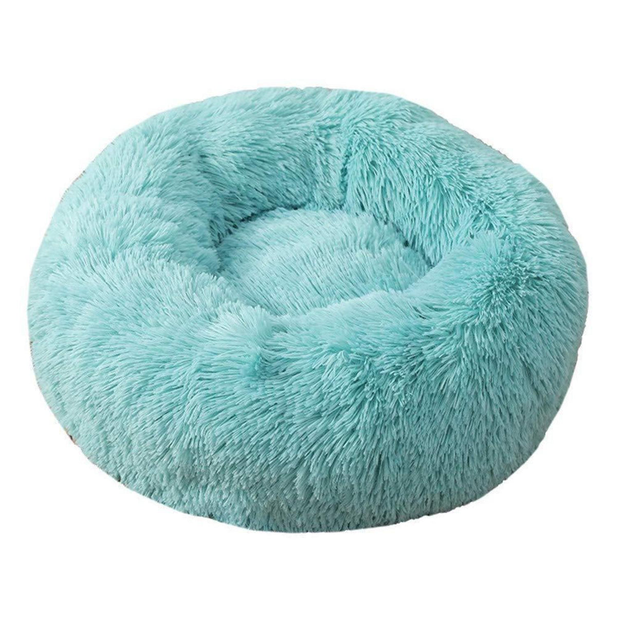 Rundes Hundebett Plüsch 120CM Grün – Weiches Kuschelkissen