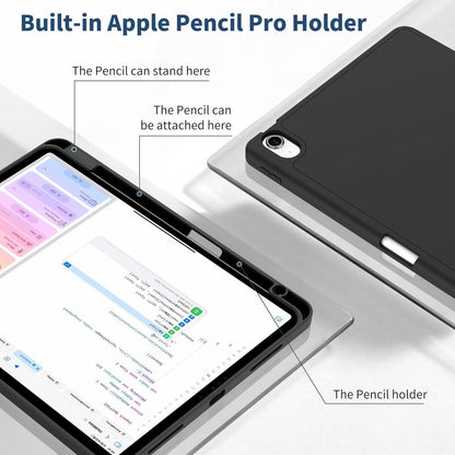 iPad Air 11 Zoll Hülle mit Stifthalter & Ständer Schwarz