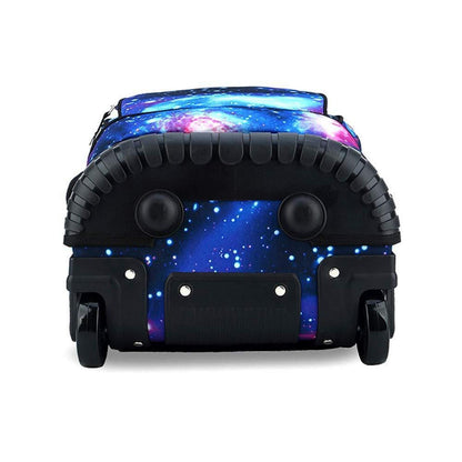 Trolley Rucksack mit Rollen – Galaxis Kindergepäck für Teenager