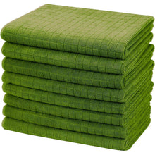 8er-Set Microfaser Küchentücher 45x65cm Grün