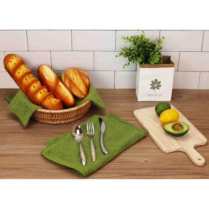 8er-Set Microfaser Küchentücher 45x65cm Grün