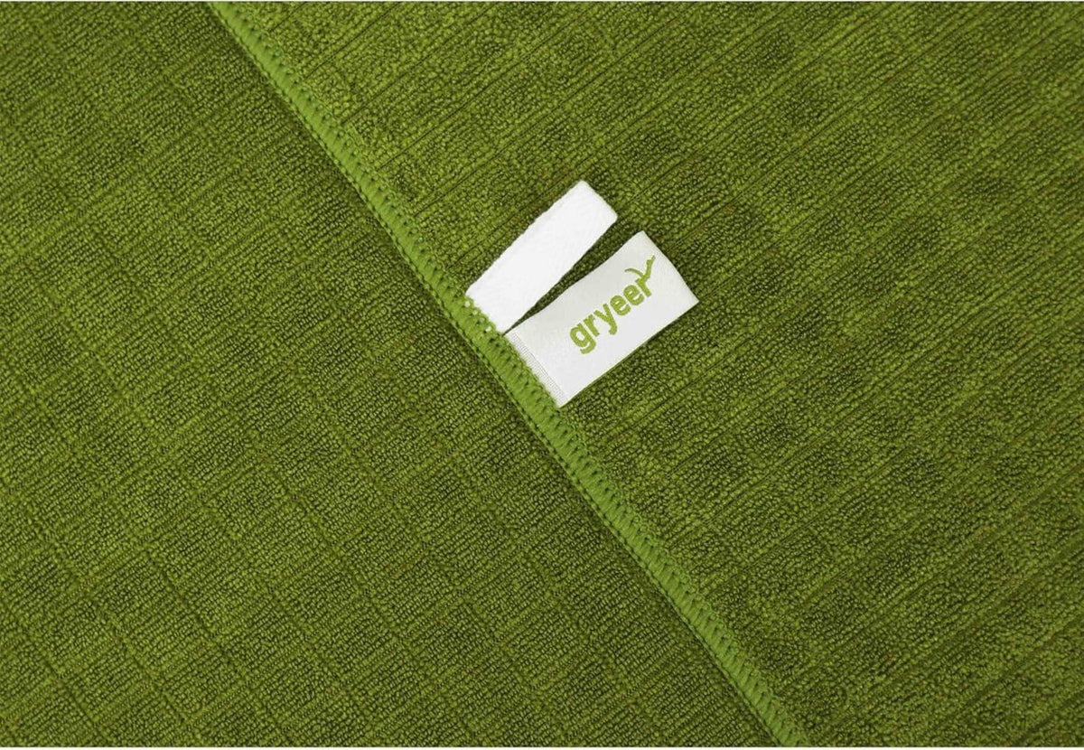 8er-Set Microfaser Geschirrtücher 45 x 65 cm Gras Grün